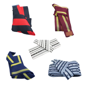 Woven Cloth Kimono Belt Soft Breathable Waistband Secure Adhesive Fastener Classical Japanese Style Waist Accessory