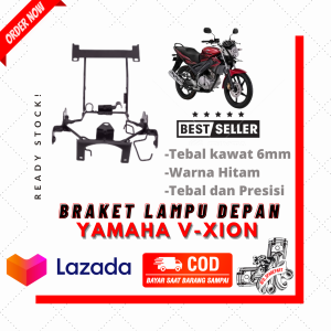 Bracket Breket Braket Dudukan Lampu Yamaha Vixion Old Lama Model Ori Hitam Tebal Murah