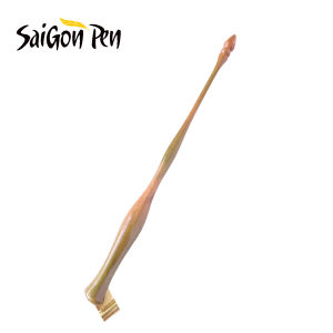 Bút Quản Chéo TM-004  Ngòi G Zebra Không gỉTạo Thanh Đậm Chất Liệu Gỗ Tự Nhiên - Bút Máy HASA