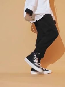 Loose Fit Plus Size Mens Sweatpants Extra Large Elastic Trendy Pants for Big Guys Slimming Joggers Casual Trousers