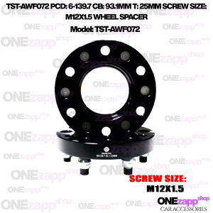 WHEEL SPACER TST-AWF072 PCD: 6-139.7 CB: 93.1MM T: 25MM SCREW SIZE: M12X1.5