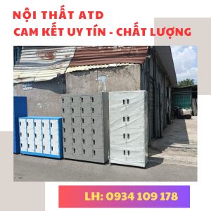 Tủ locker tủ nhân viên tủ hồ sơ cao cấp có khóa nhiều ngăn giá rẻ tại xưởng ATD 30252015108 ngăn