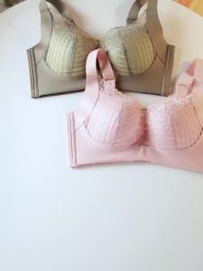 【Ship in 24H】Innerman Underwear Large Size CDE Full Cup Underwear Ultra-Thin Latex Massage Particles No Steel Ring Underwear Big Breasts Small Look Slimmer Look Side Breasts Adjustable Underwear