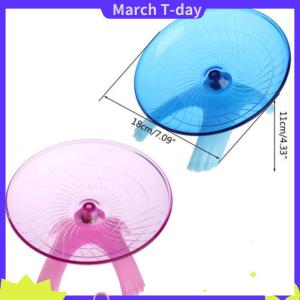 March Đĩa chạy Bộ đĩa bay đồ chơi bánh xe tập thể dục cho chuột Chuột Hamster thú cưng 18cm