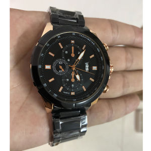 Bisa Bayar Ditempat Jam Tangan Super Mewah Pria Anti Air Chronograph Style 100%Realpict