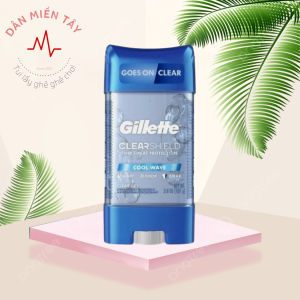 Lăn Khử Mùi Nam 72H Gillette Cool Wave 107g