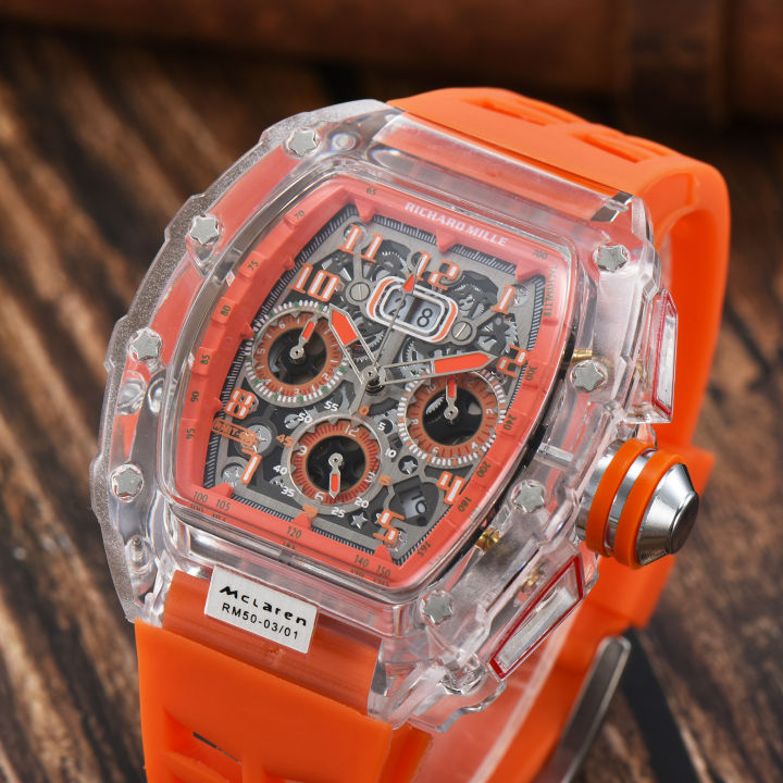 New original Richard Mille quartz watches for men 30M waterproof