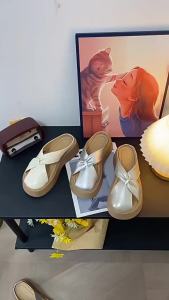 2025 New Summer Outdoor Closed-Toe Cross-Strap Simple Casual Lazy Mule Sandals Half Slippers