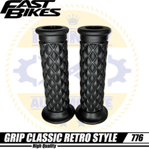 GRIP CLASSIC OLD RETRO STYLE HANDGRIP FASTBIKES HANDFAT PEGANGAN TANGAN 776 MOTORCYCLE UNIVERSAL