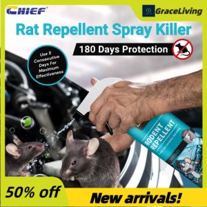 Chief Mouse/Rat Killer Repellent Spray Repels roach Insect Use on Home Car  480ml