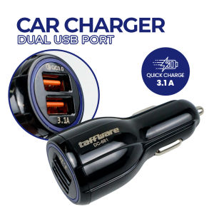 Car Charger Dual USB Port 3.1A QC3.0