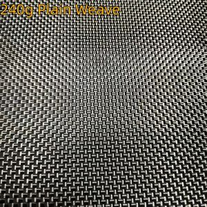 Premium 3K Carbon Fiber Fabric 240GSM for Epoxy Resin Lamination Plain Twill Honeycomb 1M×1M 1M×2M