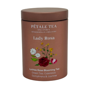 Lady Rosa - Petite Tea Tin (Pétale Tea Blooming Flower Tea)