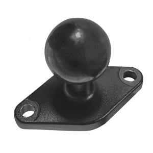 1 Ball Diamond Base Adapter Metal Construction with Rubberized Coating on Ball Suitable for Tablets phone GPS Devices