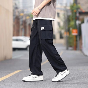 Celana Cowok Cewek Kargo Panjang Dewasa Model Boho Korean Bahan 220 Beby Tery Tebal