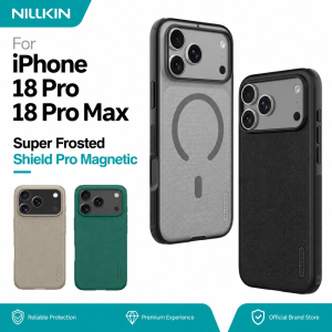 NILLKIN Magnetic Case For iPhone 18 Pro Max TPU + PC Hard Back Cover Anti-Fingerprint Frosted CA4002