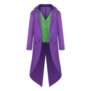 2023wish New European and American Medieval R Mid-Length Punk Tailcoat Childrens Performance Costume In Stock