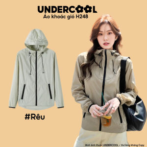 Áo Khoác Gió Nữ Mỏng Nhẹ Chống UV Dáng RộngUNDERCOOL Nữ Dù Mỏng Nhẹ Chống Nắng Chống Thấm Nước Nhẹ khóa kéo H248
