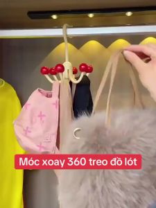 Móc Treo Xoay 360 Độ 6 Chấu Treo Túi Xách Dây Nịt Khăn Tắm Cực Chắc Chắn