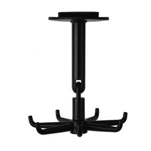 Plastic 360 Degree Rotating Hook with 7 Prongs Practical Household Organization Hook Key Holder Space saving Organiser