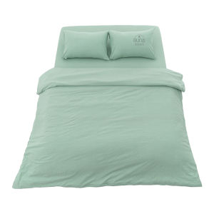 Bộ chăn ga gối 4 món Washed Cotton mềm mại thoáng khí - Set 2 vỏ gối 1 ga giường bo chun và 1 vỏ chăn