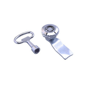 MS705 Stainless Steel Cam Lock Distribution Cabinet Lock Triangular Electrical Lock with Key