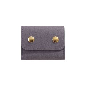 GENENIC Microfiber Velvet Mini Jewelry Display Bag Foldable Small Necklace Ring Packing Bag Korean Style Container Earrings Organizer Women