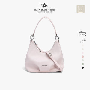 David Jones Paris women shoulder bag pu leather female crossbody bag small scarve lady shoulder bag