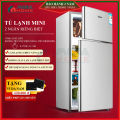 Tủ lạnh mini 2 cánh có ngăn đá riêng biệt siêu tiết kiệm điện dễ dàng di chuyển Bảo hành 2 năm 7 ngày lỗi đổi mới. 