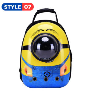 Cat Backpack Carriers Bag Dog Backpack Pet Bubble Backpack for Small Cats Puppies Dogs Bunny Airline-Approved Ventilate Transparent Capsule Backpack for Travel Hiking and Outdoor Use