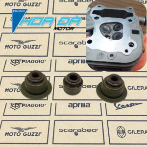 Bộ Xupap/ Supap/ Nấm Và Bộ Phớt Xupap/ Phớt Gits Piaggio Vespa đời 3V/3VIget Cao cấp