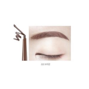 Chì Kẻ Mày 2 Đầu The Face Shop Designing Eyebrow Pencil  không trôi độ bám màu cao và tiện dụng dành riêng cho Makeup chuyên nghiệp