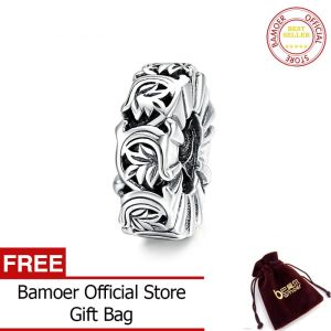 BAMOER Charm Dây Leo Cổ Điển Bằng Bạc Ý 925 Thật Trang Sức Bạc Oxy Hóa Cho Nữ Thương Hiệu Sang Trọng Nguyên Bản SCC1601