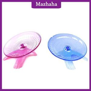 Mazhaha Running Disc Flying Saucer Exercise Wheel Toy for Mice Dwarf Hamsters Pet 18cm