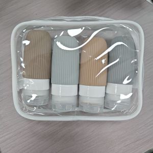 4/16Pcs Silicone Travel Refillable Bottles Portable Squeeze Containers for Shampoo Body Wash Lotion Outdoor Travel Toiletry Tool