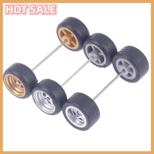 🔥🔥🔥dingdaocunz 1 64 Wheels For Hotwheels with Rubber Tire Model Model Car Modified Parts Toys Power RefitCar model