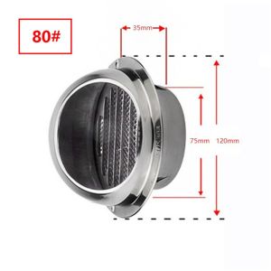 Gunakan Grill Inline Duct Ventilasi Udara Stainless Steel Air Vent Cap Booster Exhaust Blower untuk sirkulasi udara optimal di dapur kamar mandi ruang cuci atau ruang kerja Anda