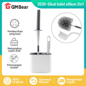 GM Bear Sikat WC (2 in 1) Kepala Bulat 2039 - Toilet Brush 2in1