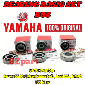 BEARING RASIO SET B65 ASLI ORIGINAL YAMAHA LEXI 125/NMAX 155 NEW/AEROX 155 KUALITAS ASLI  100%  ORI.