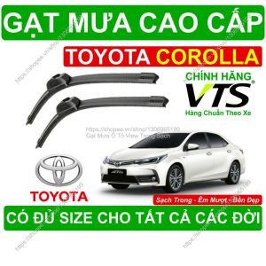 Gạt Mưa Kính Lái Toyota Corolla Cặp Gạt Mưa Kính Lái Toyota Corolla Có Đủ Size Cho Các Đời Xe Toyota Corolla