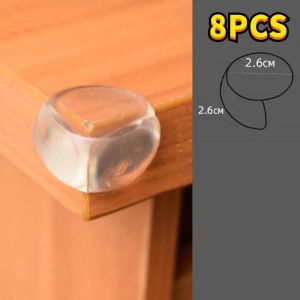 Baby Safety Silicone Kids Proofing Edge Protector Soft Transparent Children Anti Collision Table Corner Edge Protection Cover