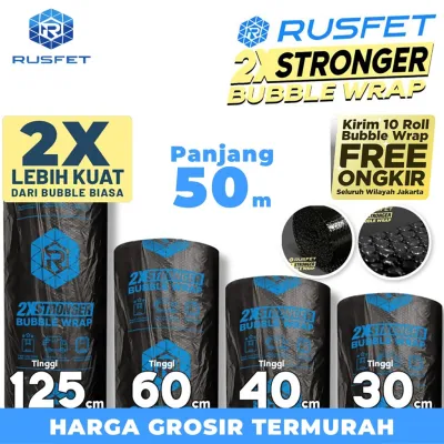 Plastik Bubble Wrap 125cm x 50m DKM Plus Bubblewrap PREMIUM TERMURAH / ROLL