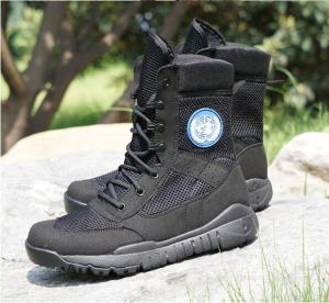 Mens WHDZZ3 Desert Combat BootsTactical Military BootsLace up Black Outdoor Mens Boots Lightweight Ankle Work Autumn Boots (BlackTan)