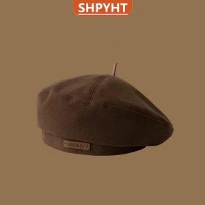 [COD] SHPYHT SPORTS Cotton Women Berets Winter Hats Vintage French Plaid Top Cap Painter Hat Autumn Winter Street Octagonal Beret Caps