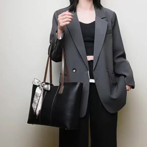 Womens Commuting Style Bag Soft Leather Elegant and Stylish Large Capacity Womens Crossbody Basket Handbag Dropshipping Available