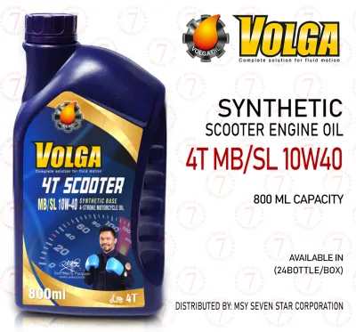 VOLGA 4T MB / SL 10W40 800 mL Synthetic Motorcycle Scooter Engine Oil