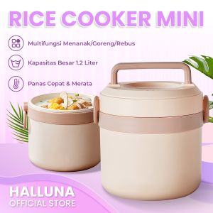 Rice Cooker Mini Serbaguna 1Liter Bisa Penanak Nasi Dan masak mie low watt