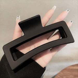 Jepit Rambut Salon 12.5cm Model Kotak Bolong Warna Matte Jedai Doff SUPER JUMBO HMJ001