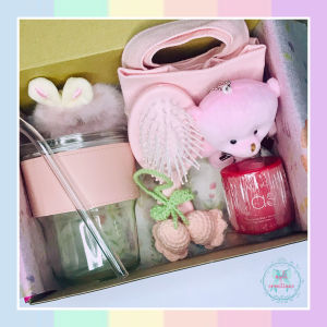 Gift Set Birthday Present Surprise Cute Hadiah Harijadi Good Luck Farewell Congratulations Sorry Girl Pink