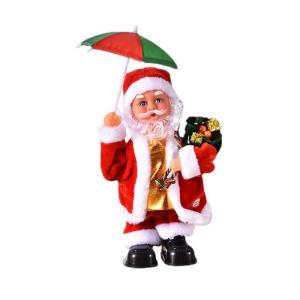 Christmas Window Display Party Decoration Collectable Santa Doll with Music 11 Christmas Toy Santa Doll Tabletop
